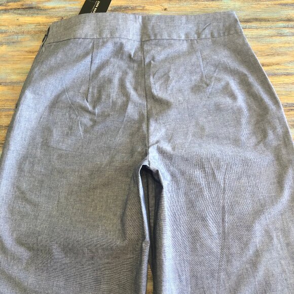 Zara Basics Collection Pants Overlap Wrap Front Blue Womens Size M S - Picture 9 of 10